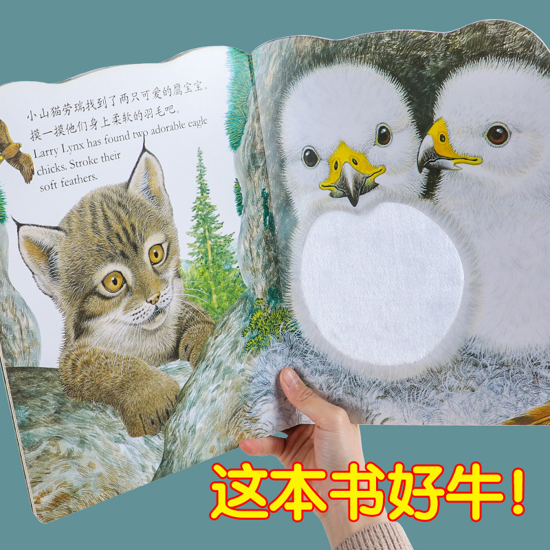 乐乐趣幼儿早教触摸书4册宝宝绘本 乐乐趣启蒙认知书/黑白卡/识字卡