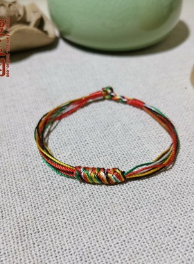 儿童手工编织成品端午节五彩绳