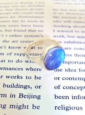 大蓝闪蝴蝶标本翅膀原创设计手