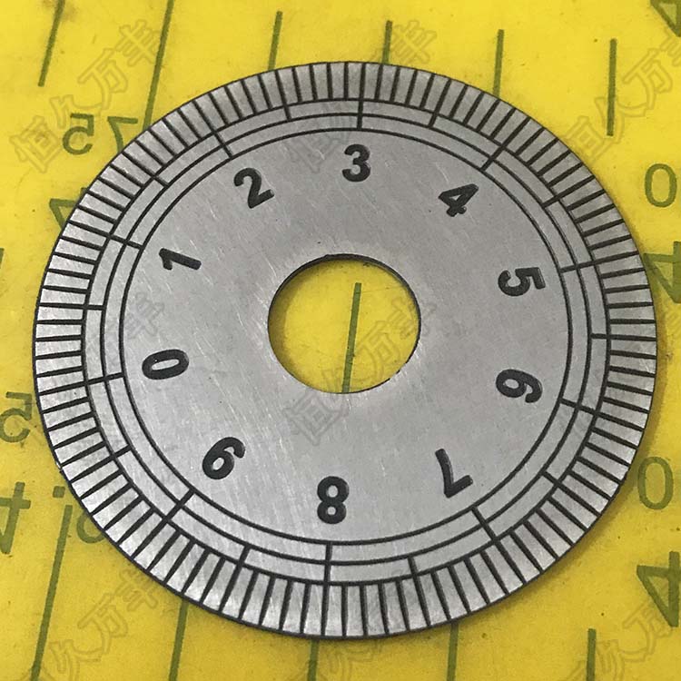 刻度盘圆形小分度盘机械角度配件圆尺盘50x12X1 A031直销恒久万丰_虎窝淘