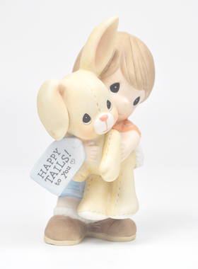 生日礼品礼物陶瓷儿童房装饰摆件