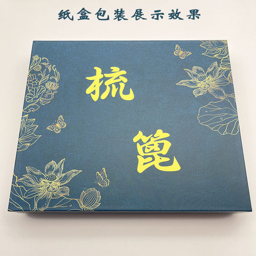 常州特产梳篦天然整木绿檀木梳礼盒梳镜套装生日纪念商务旅游礼品 - 图1