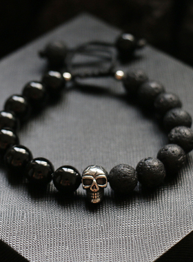 潮人水晶手链设计感男