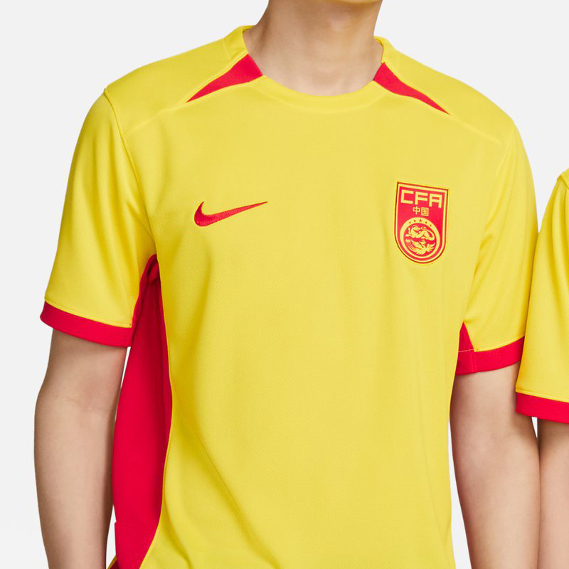 NIKE/耐克 中国队2023赛季客场球迷版速干球衣足球服DR3973-731 - 图0