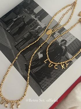 EliseTsikis女法式复古项链