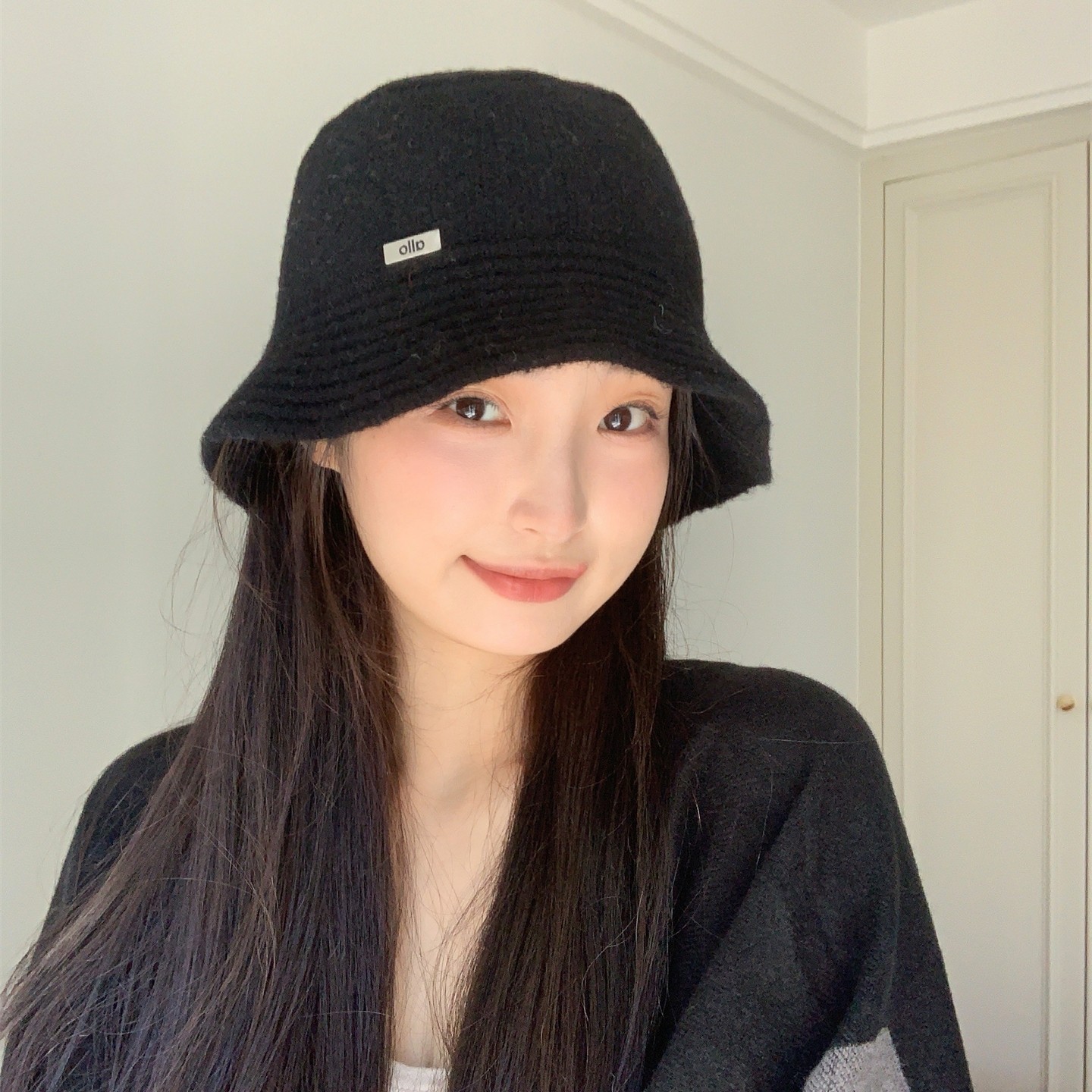 温温油油~新款秋冬毛绒保暖针织渔夫帽女甜美百搭显脸小毛线盆帽,淘宝优惠券,粉丝福利购,淘宝优惠卷