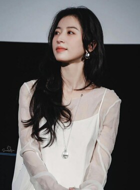 跨境亚马逊专供欧美高端白水晶松果项链高级毛衣链套装2025年新款