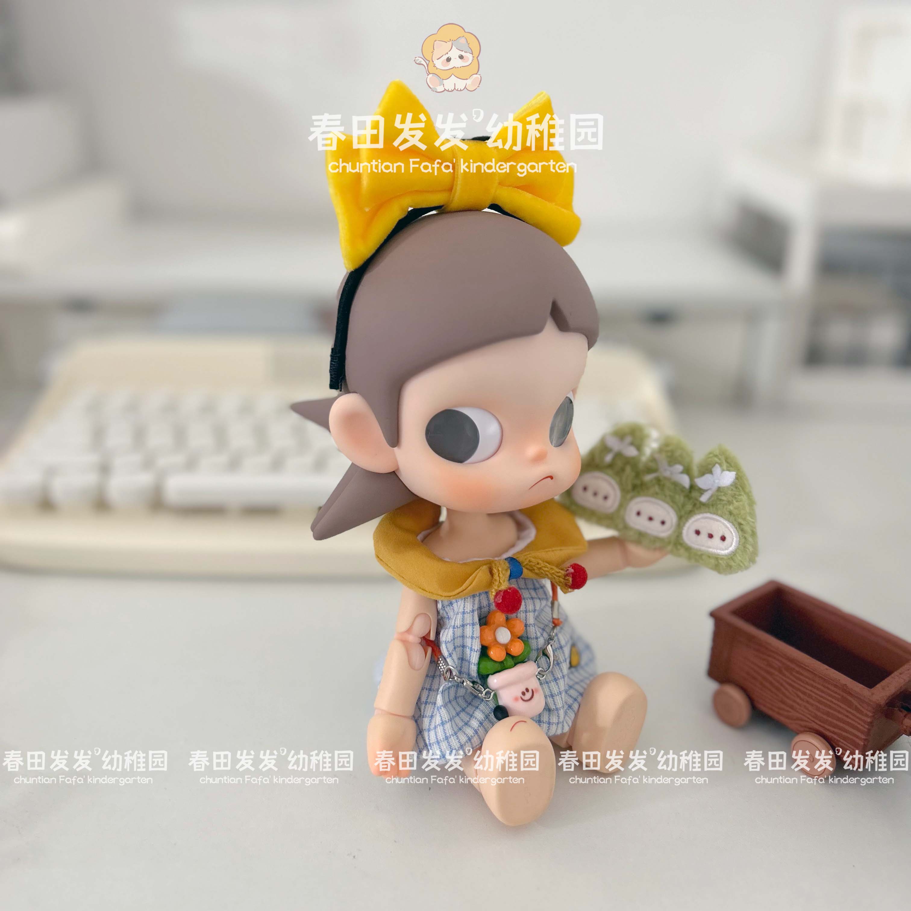 Zsiga向往之处娃衣嘎子姐可动人偶换装配饰裙子发箍1/8玩偶服饰 - 图1