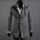 Autumn and winter men's Korean slim jacket woolen coat