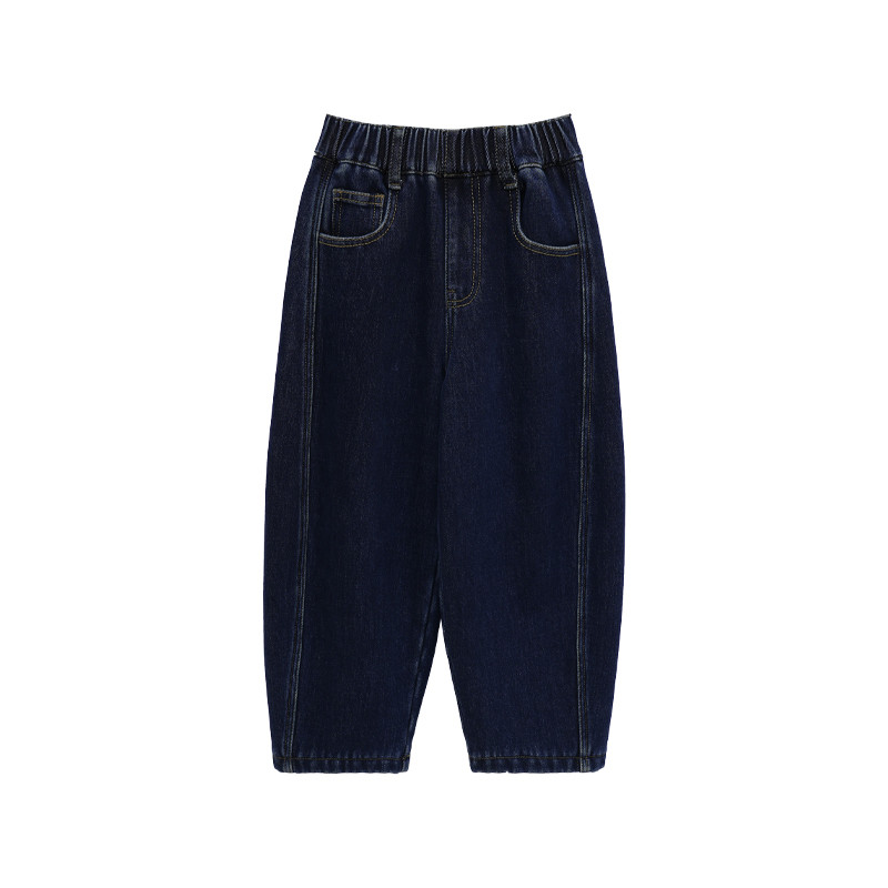 图图小象童装女童裤子2025冬季新款儿童加绒加厚款保暖百搭牛仔裤,淘宝优惠券,粉丝福利购,淘宝优惠卷