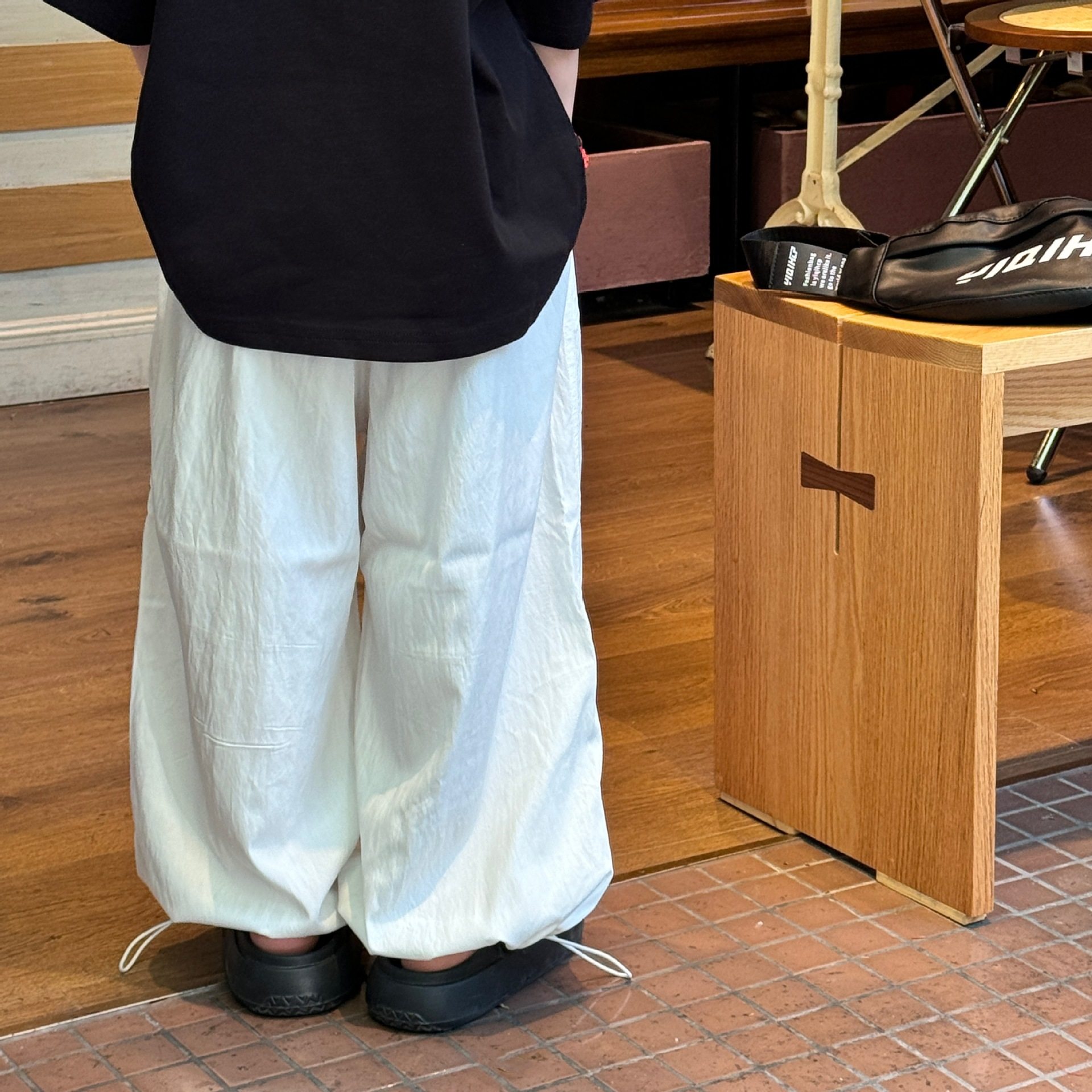 貌貌妈家2025夏季新款韩版男女童工装裤防蚊裤儿童很薄长裤凉快潮,淘宝优惠券,粉丝福利购,淘宝优惠卷