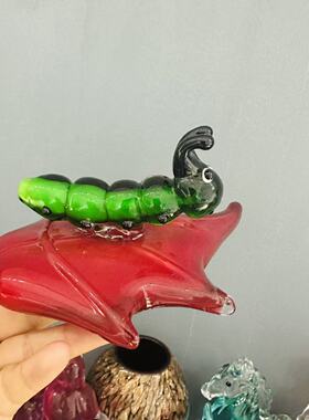 淄博琉璃动物摆件套装