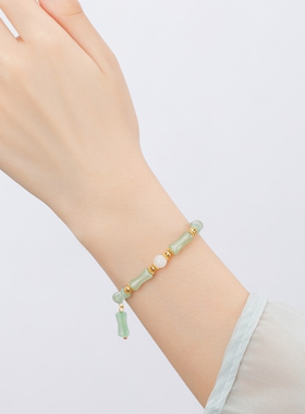 色达五明学院竹节高颜值手链竹节