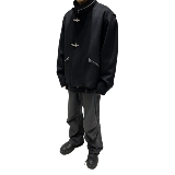 Неизвестный мир FW21 Тяжелая шерстяная шерстяная пряжка на молнии