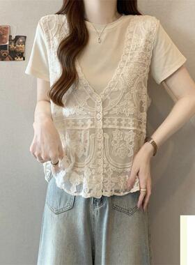 2025夏季新款短袖女大码