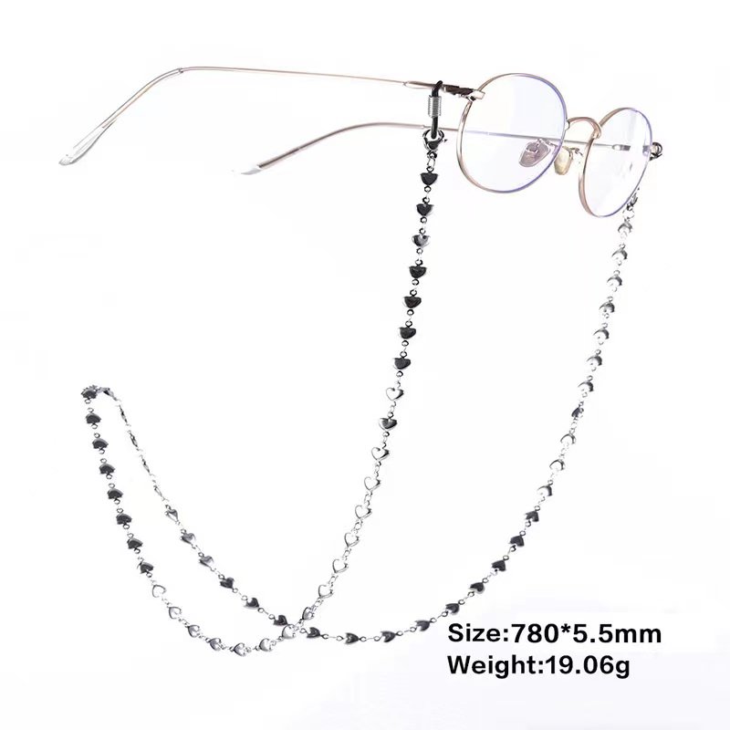 JIN眼镜链女日本钛钢挂脖复古洛丽塔太阳眼镜链口罩挂绳男墨镜链,淘宝优惠券,粉丝福利购,淘宝优惠卷