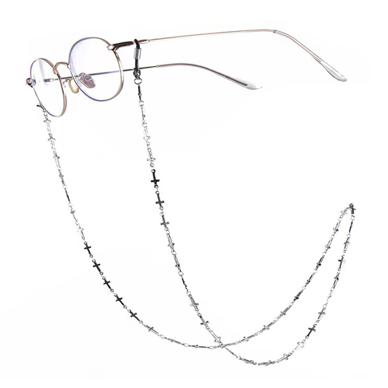 JIN眼镜链女日本钛钢挂脖复古洛丽塔太阳眼镜链口罩挂绳男墨镜链,淘宝优惠券,粉丝福利购,淘宝优惠卷