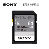 Sony 索尼 SF-E64A E128A SD存储卡-E系列 坚固耐用 出色性能