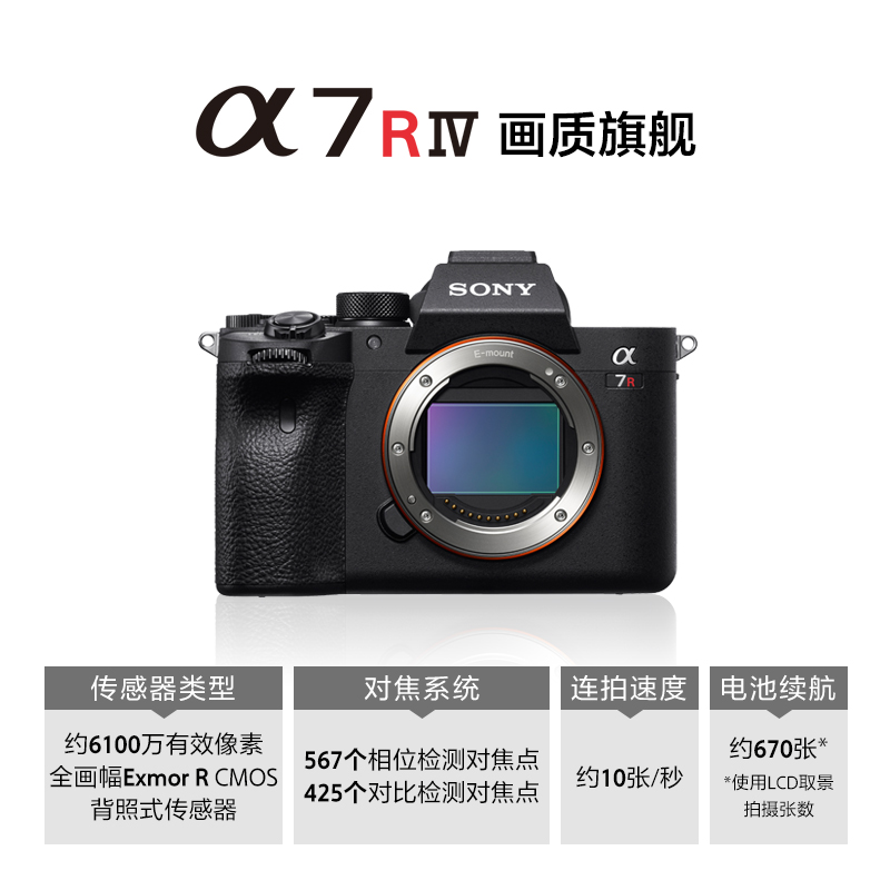 Sony/索尼 Alpha 7R IV A7RM4A 全画幅微单相机 - 图1