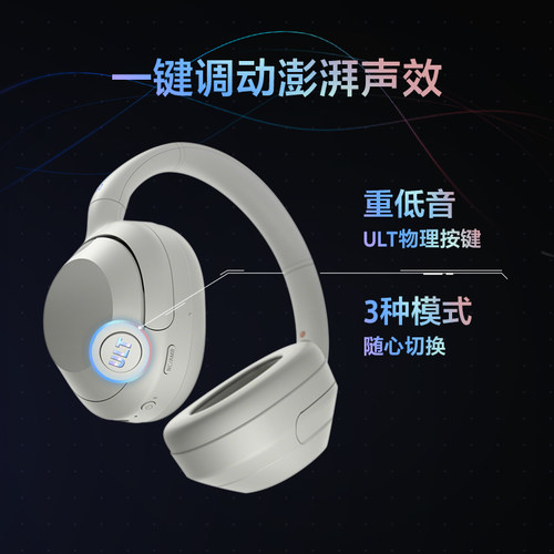 Sony/索尼 ULT WEAR重低音头戴式降噪耳机 可折叠 - 图1