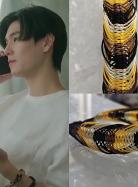 pondphuwin 陈普明同款编织手绳4色手串环 we are 我们彼此相爱