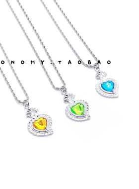 小红书同款多彩宝石穿搭华晨项链