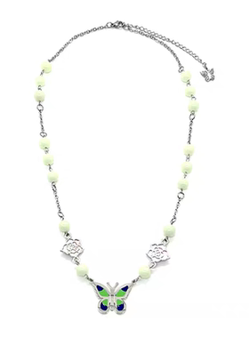 汪苏泷同款绿珠蝴蝶雏菊项链圈演唱会同款饰品