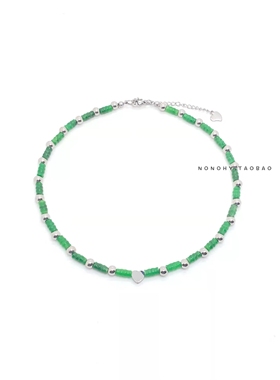 梦佳国潮同款福玉石平安节项链