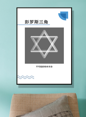 中小学错觉图装饰画