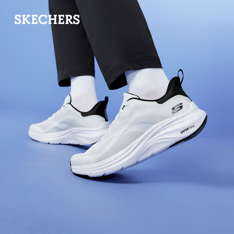 【520礼物】Skechers斯凯奇2024夏男鞋超轻回弹跑步鞋舒适运动鞋 - 图3
