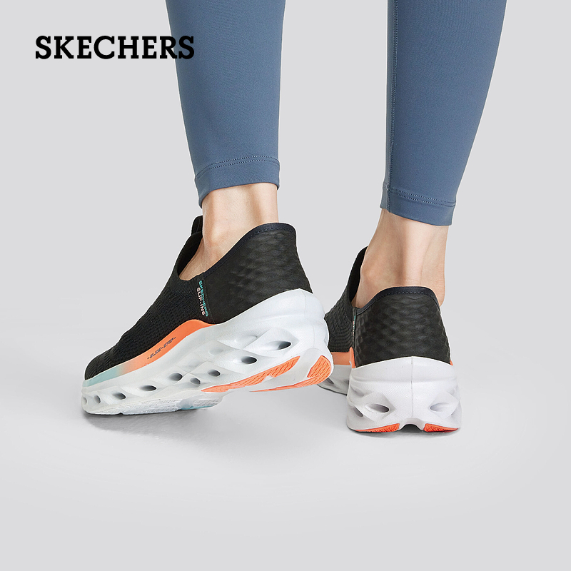 【闪穿鞋】Skechers斯凯奇2024年夏季新款女休闲一脚蹬懒人健步鞋 - 图2