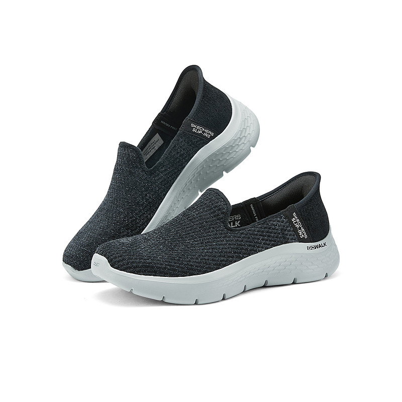 闪穿鞋斯凯奇舒适加绒秋冬女鞋稳定弧科技健步鞋一脚蹬软底妈妈鞋,淘宝优惠券,粉丝福利购,淘宝优惠卷