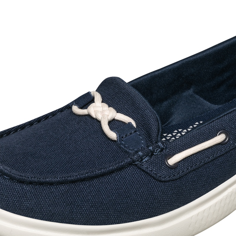 skechers官方旗舰店Skechers斯凯奇新款一脚蹬懒人鞋帆布休闲鞋女士乐福鞋1361602