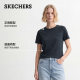 ເສື້ອຍືດແຂນສັ້ນຂອງແມ່ຍິງ Skechers ແຫ້ງໄວ, ເຢັນ ແລະລະບາຍອາກາດໄດ້