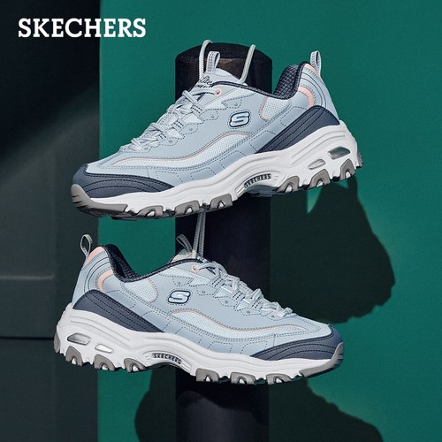 斯凯奇熊猫鞋秋冬女厚底增高休闲运动鞋软底舒适轻便老爹鞋机甲鞋 - 图2