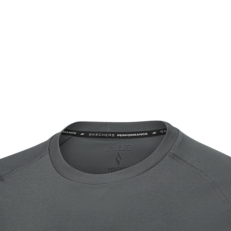 斯凯奇春新款男款针织长袖T恤棉感柔软打底衫修身休闲上衣运动恤,淘宝优惠券,粉丝福利购,淘宝优惠卷