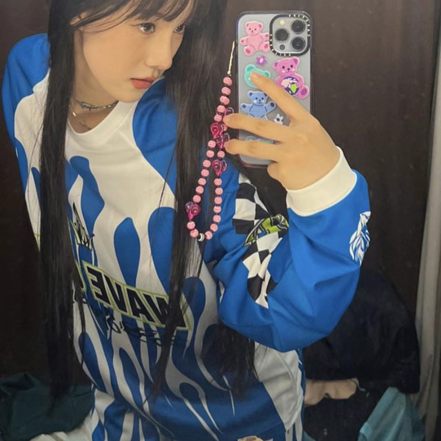 Zifan same loose racing style top