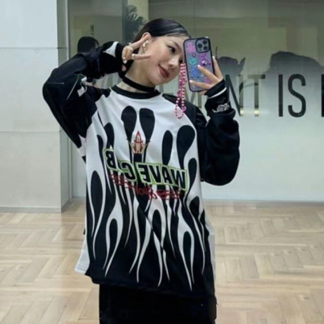 Zifan same loose racing style top