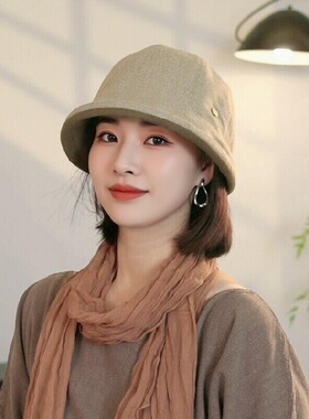 日系显脸小渔夫帽女春秋新款
