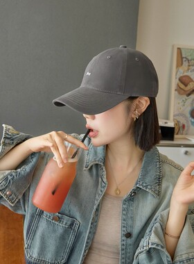韩版刺绣英文小字母棒球帽