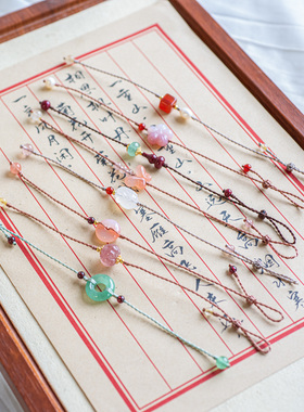 原创手工编绳手链细简约百搭