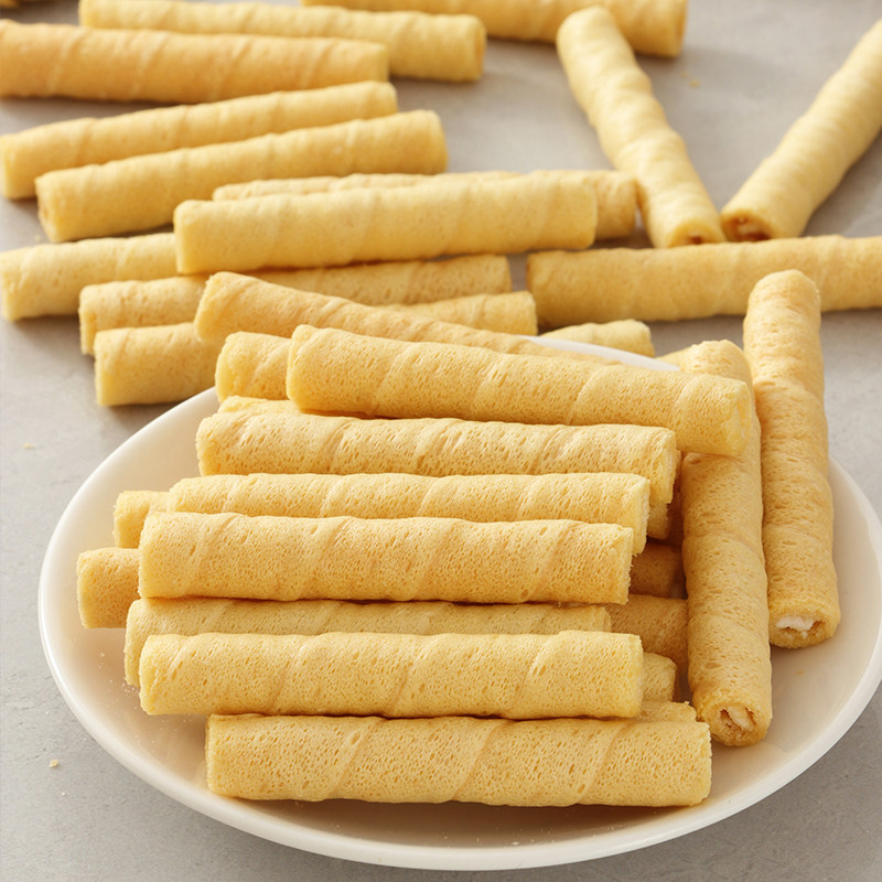 真好意榴莲忘返注心96根整箱蛋卷 独秀秦之恋蛋卷饼干