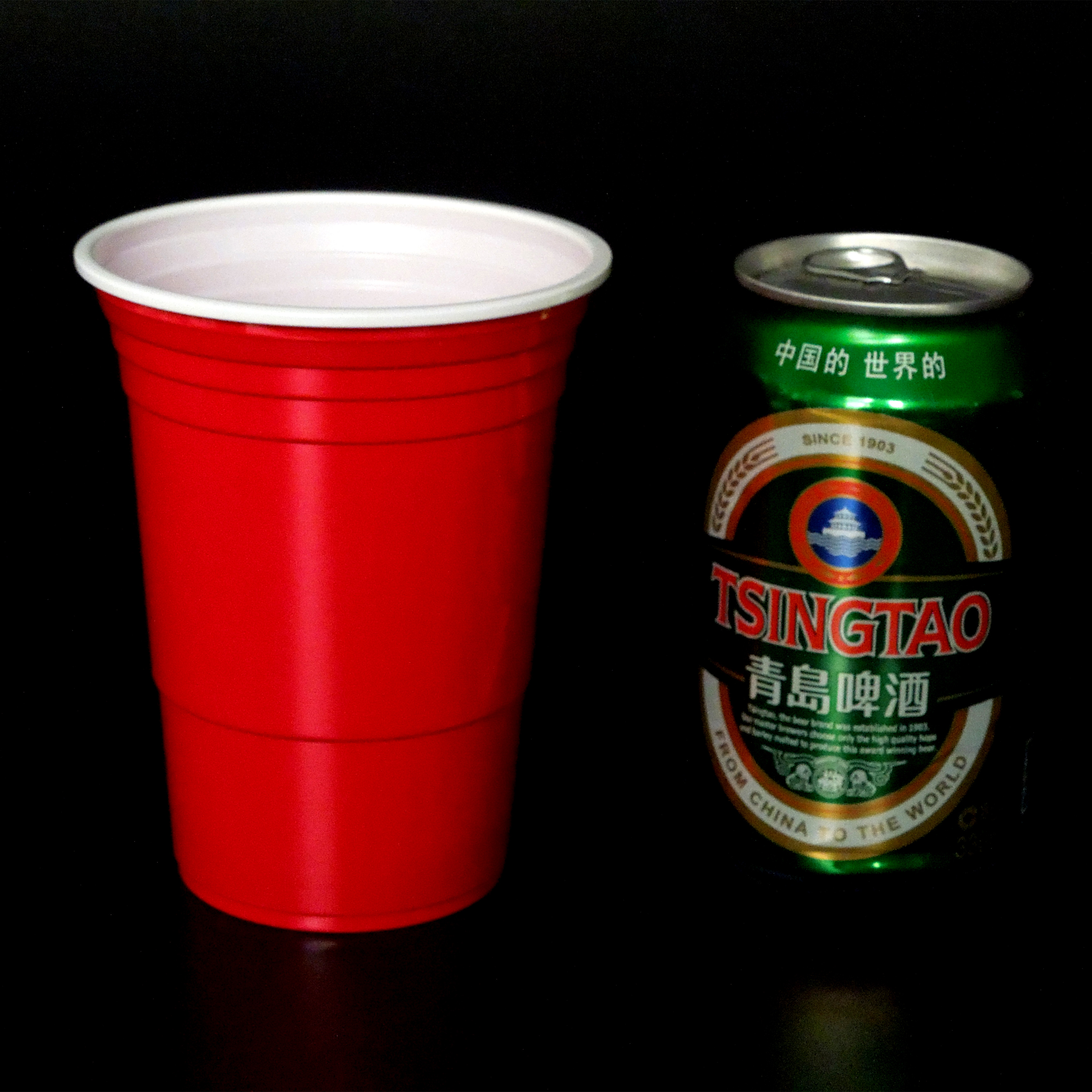 美国派对杯beerpong红色一次性酒吧塑料杯子彩色塑料杯子舞道具杯-图2