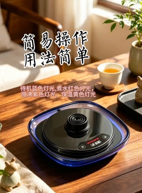思腾电热水壶全自动底部上水泡茶烧水壶茶台泡茶专用款