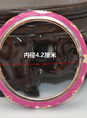 卡通风彩釉kitty猫景泰蓝手镯