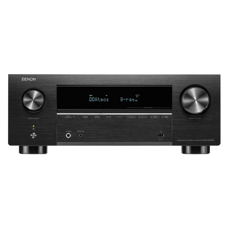 DENON/天龙AVR-X3800H功放机9声道家用杜比全景功放8K音响放大器 - 图0