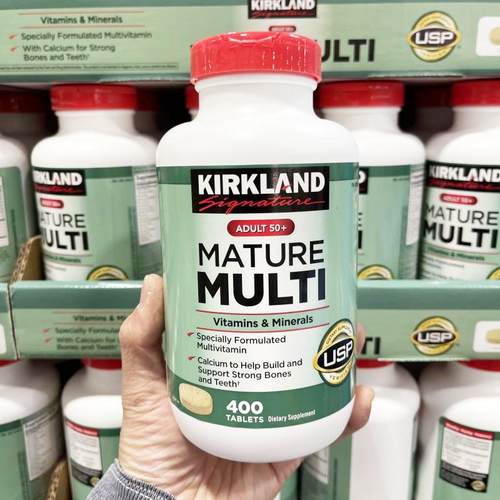 美国直邮 Kirkland柯克兰综合维生素片50岁+中老年每日多维 400粒 - 图0