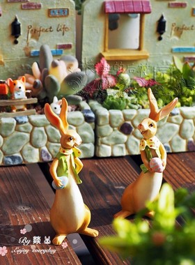 家居客厅电表箱可爱风多肉装饰品