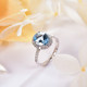 Millais Jewelry 18k gold ring with aquamarine