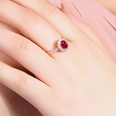 1.18 carat Princess Millet style ruby